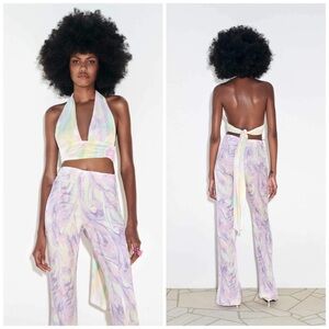 ZARA tie-dye crop top. Size XS.